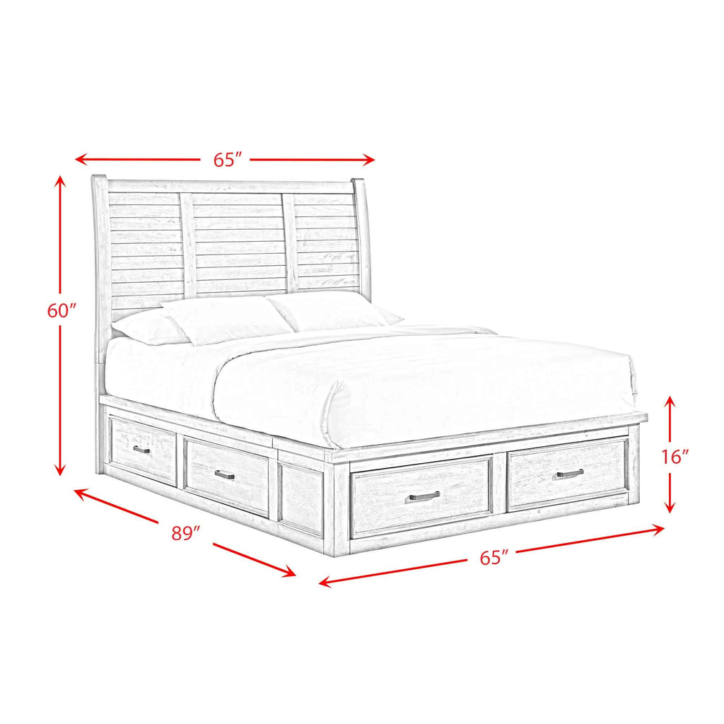 Sullivan Storage Bed- Drift