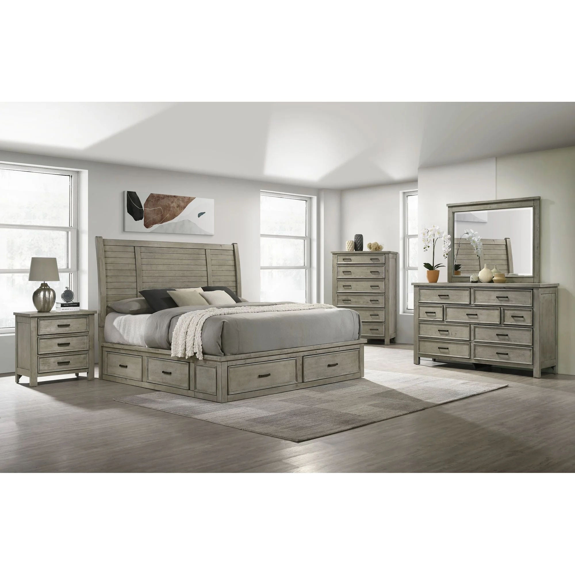 Sullivan Storage Bed- Drift