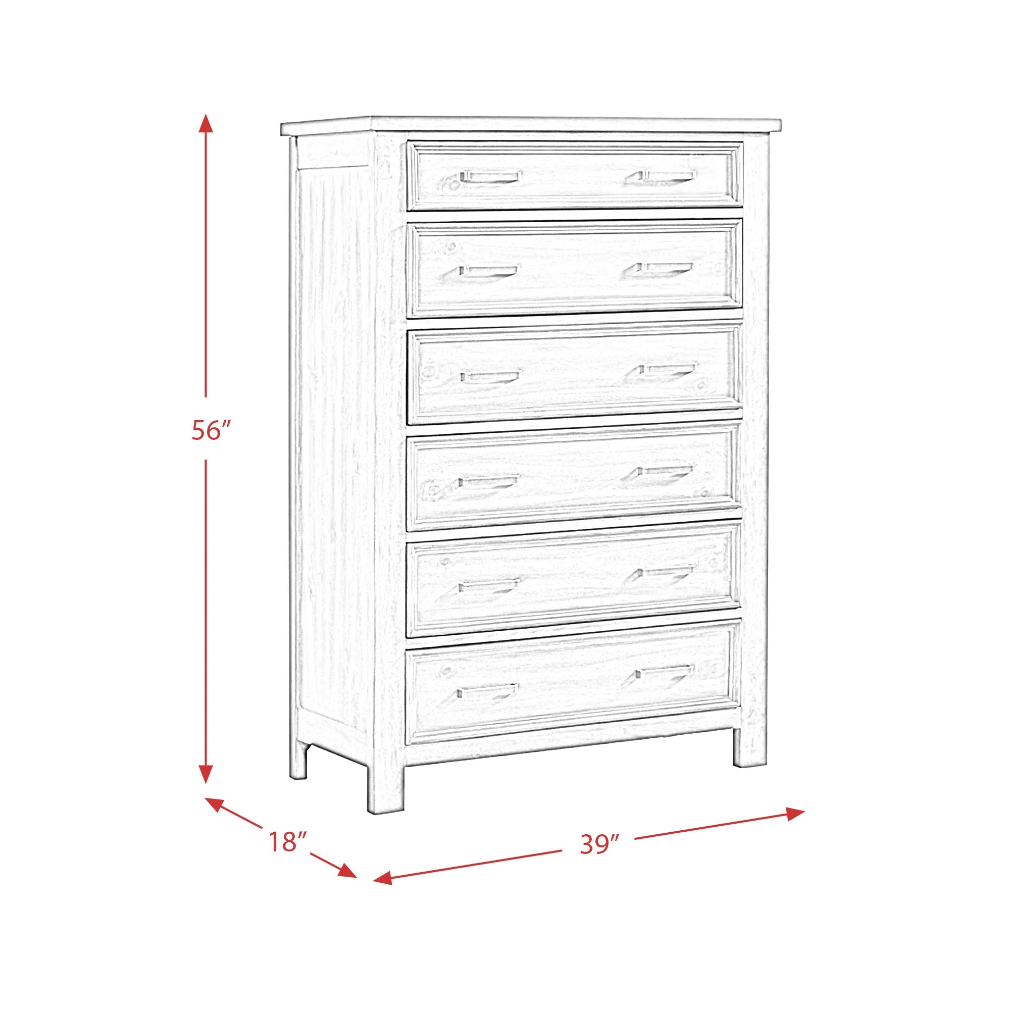 Sullivan 6DRWR Chest