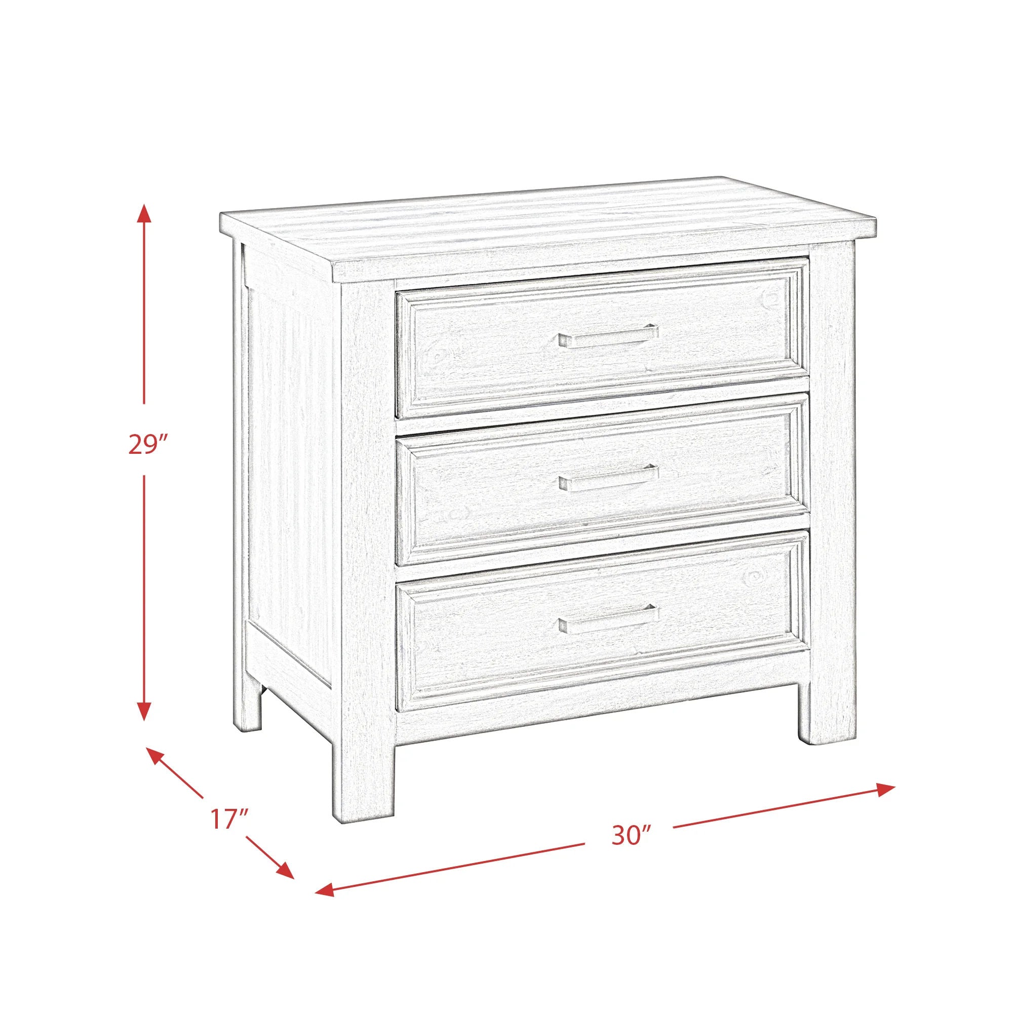 Sullivan 3DRWR Nightstand