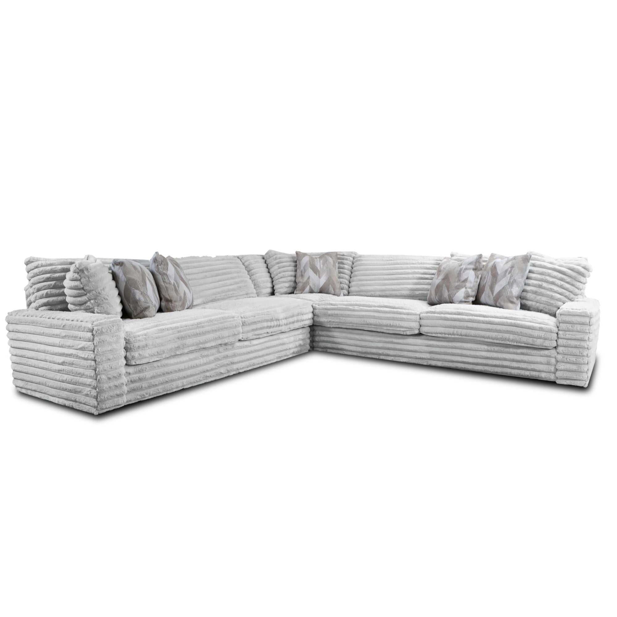 Serene Moonstruck 3-Piece Corded Sectional