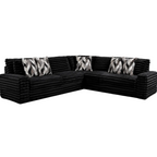 Serene Thunder 3-Piece Corded Sectional