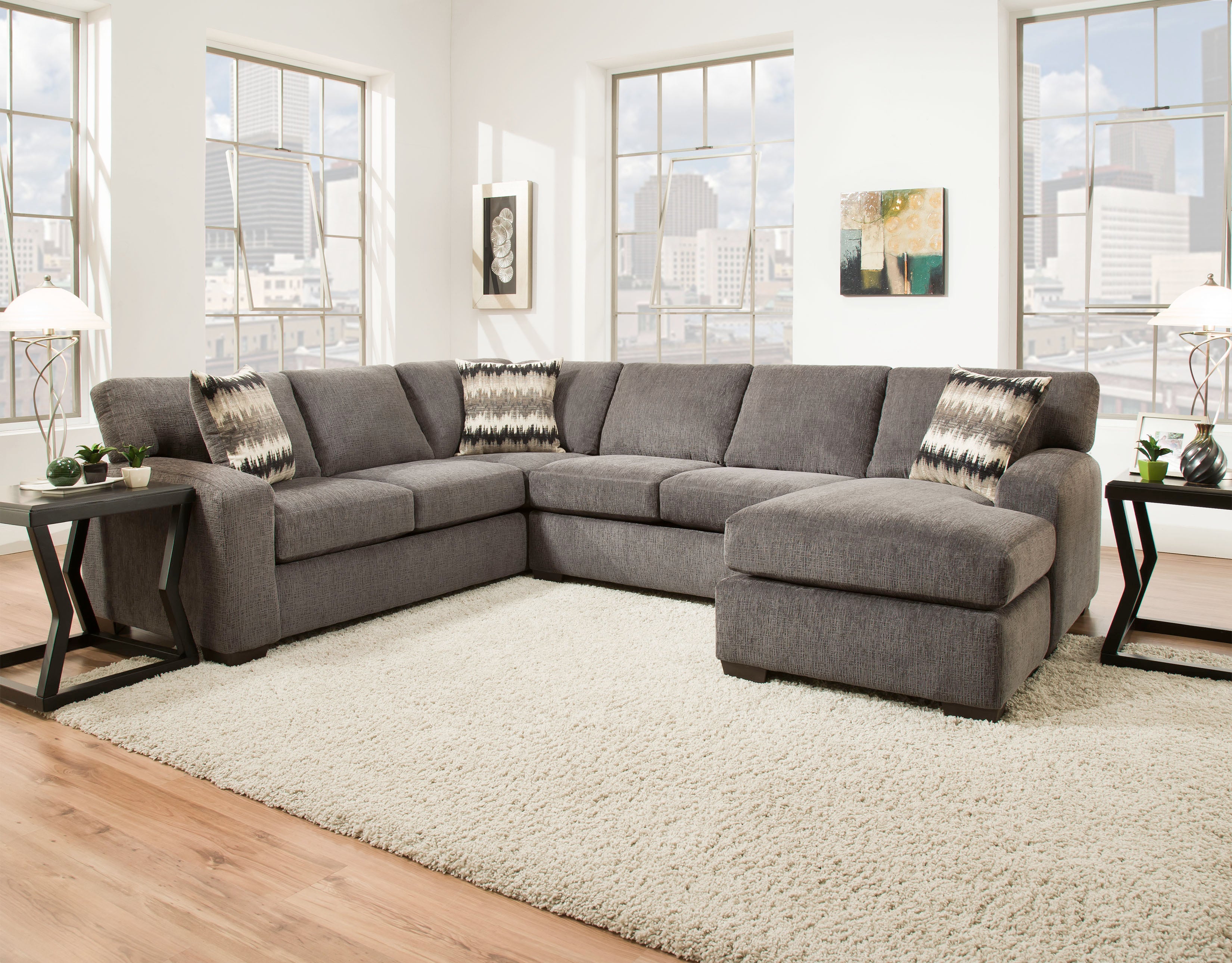 Slate Gray Sectional
