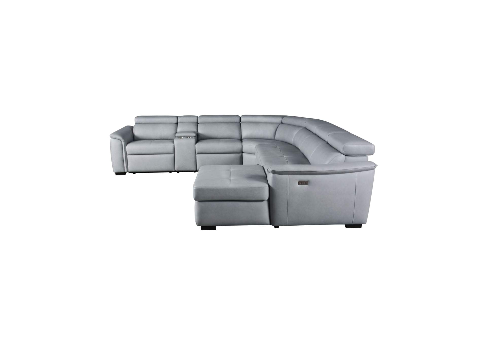 Intrepid 4-Piece Power Reclining Sectional with Sleeper