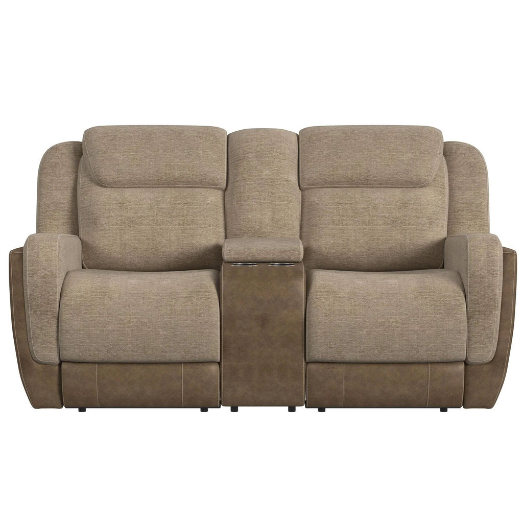Holmes Reclining Glider Console Loveseat