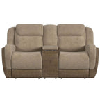 Holmes Reclining Glider Console Loveseat