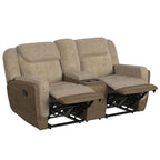 Holmes Reclining Glider Console Loveseat