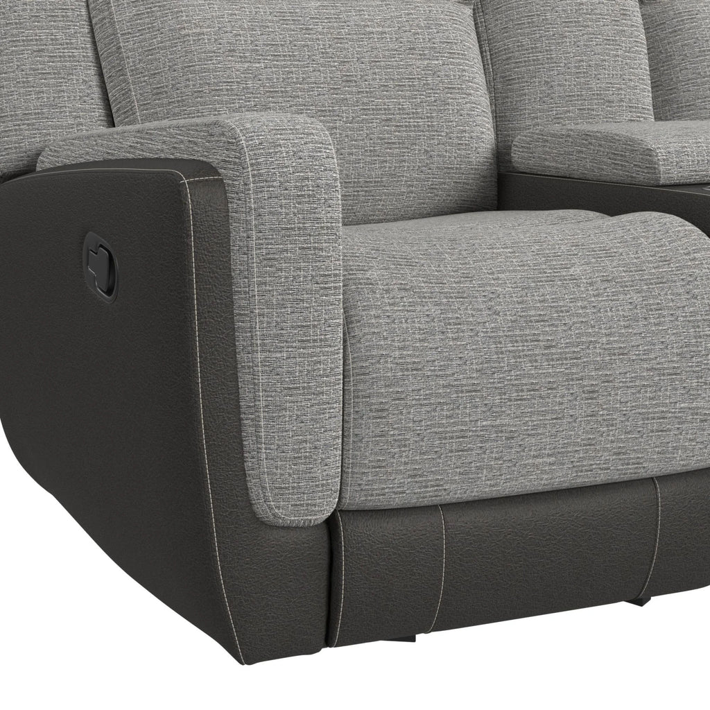 Holmes Manual Glider Reclining Console Lovese