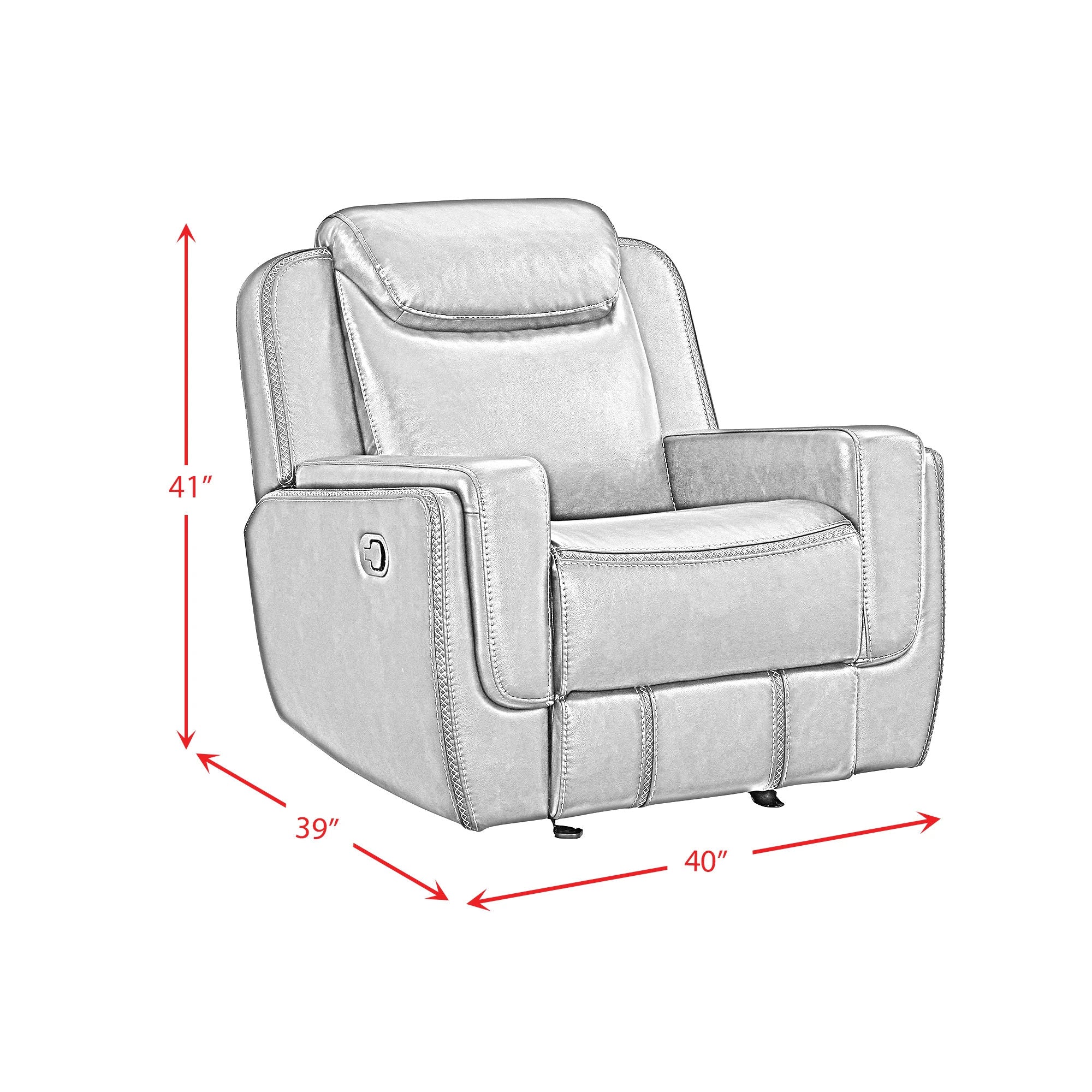 Porter Manual Glider Recliner