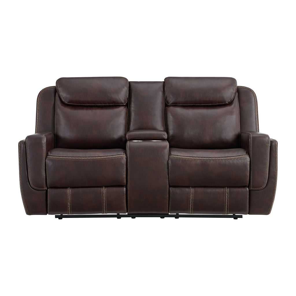 Porter Manual Reclining Console Loveseat