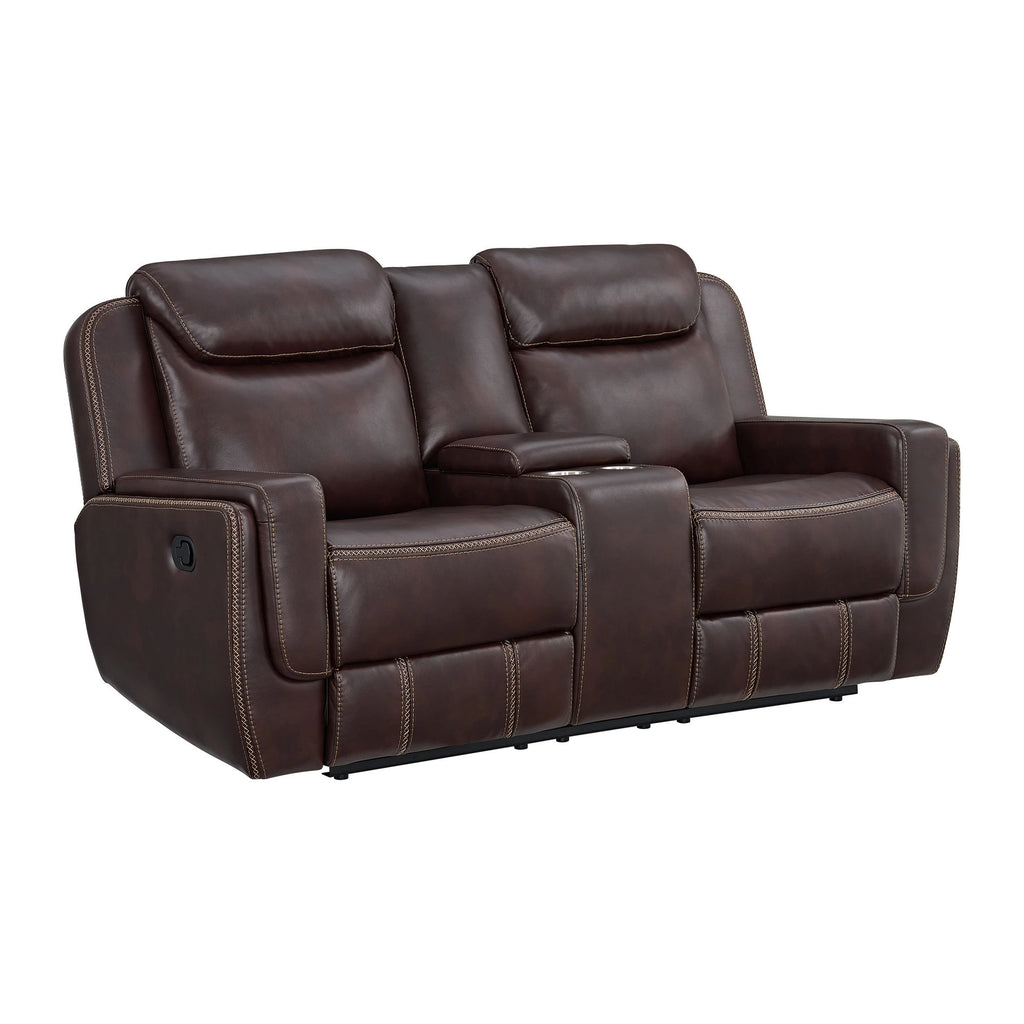 Porter Manual Reclining Console Loveseat