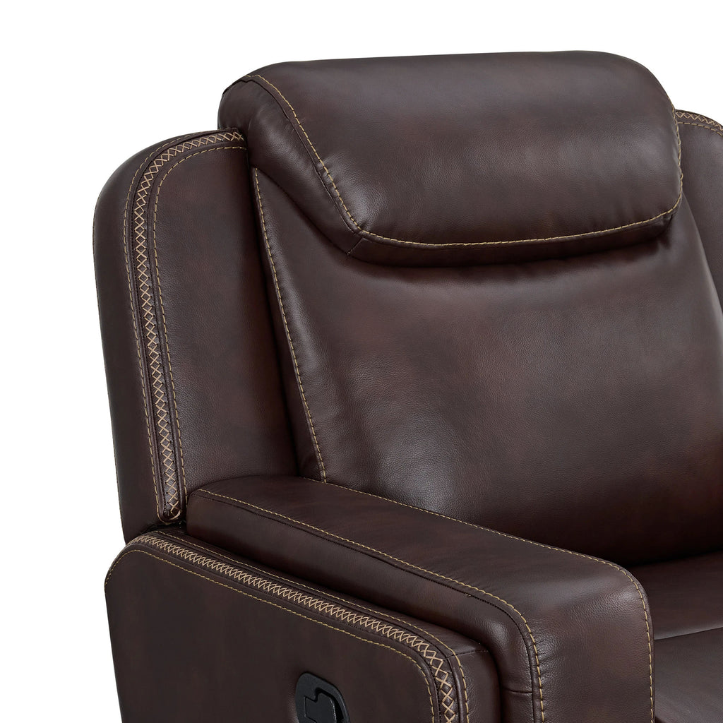 Porter Manual Reclining Console Loveseat