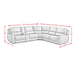 Saber 6PC Power Reclining Sectional