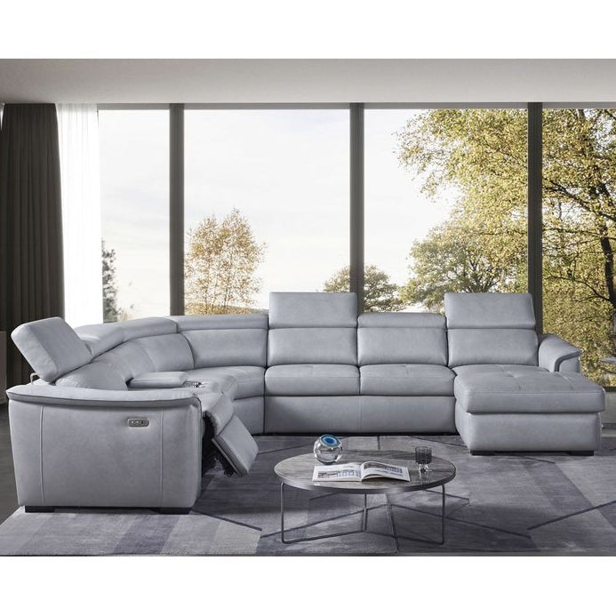 Intrepid 4-Piece Power Reclining Sectional with Sleeper