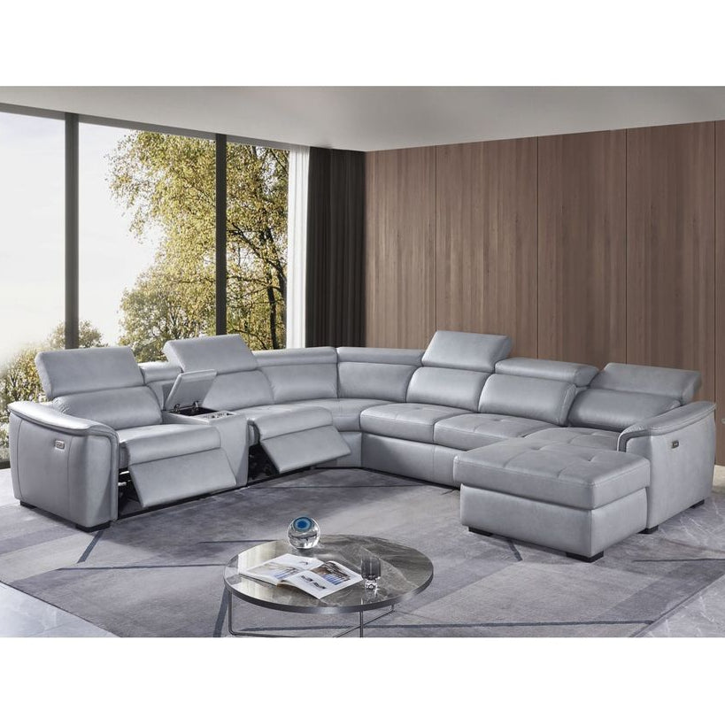 Intrepid 4-Piece Power Reclining Sectional with Sleeper