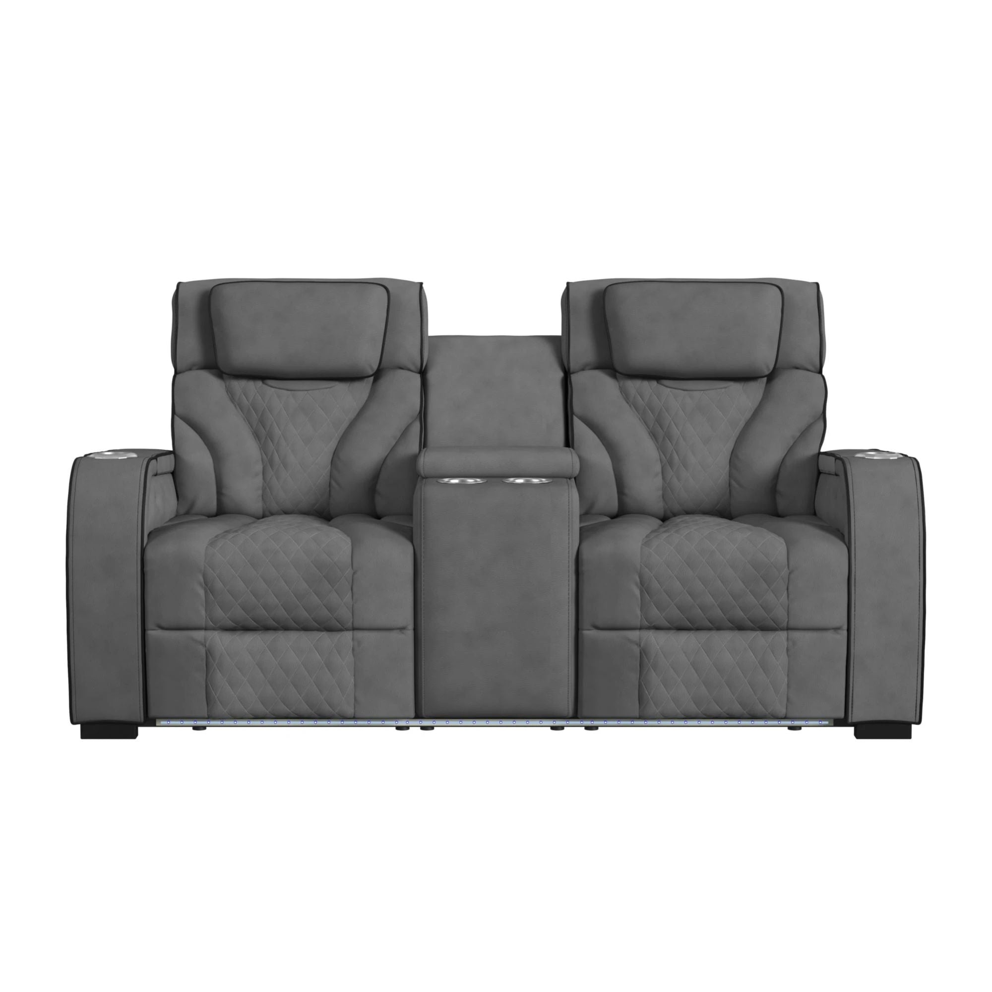 Nexus Reclining Console Loveseat