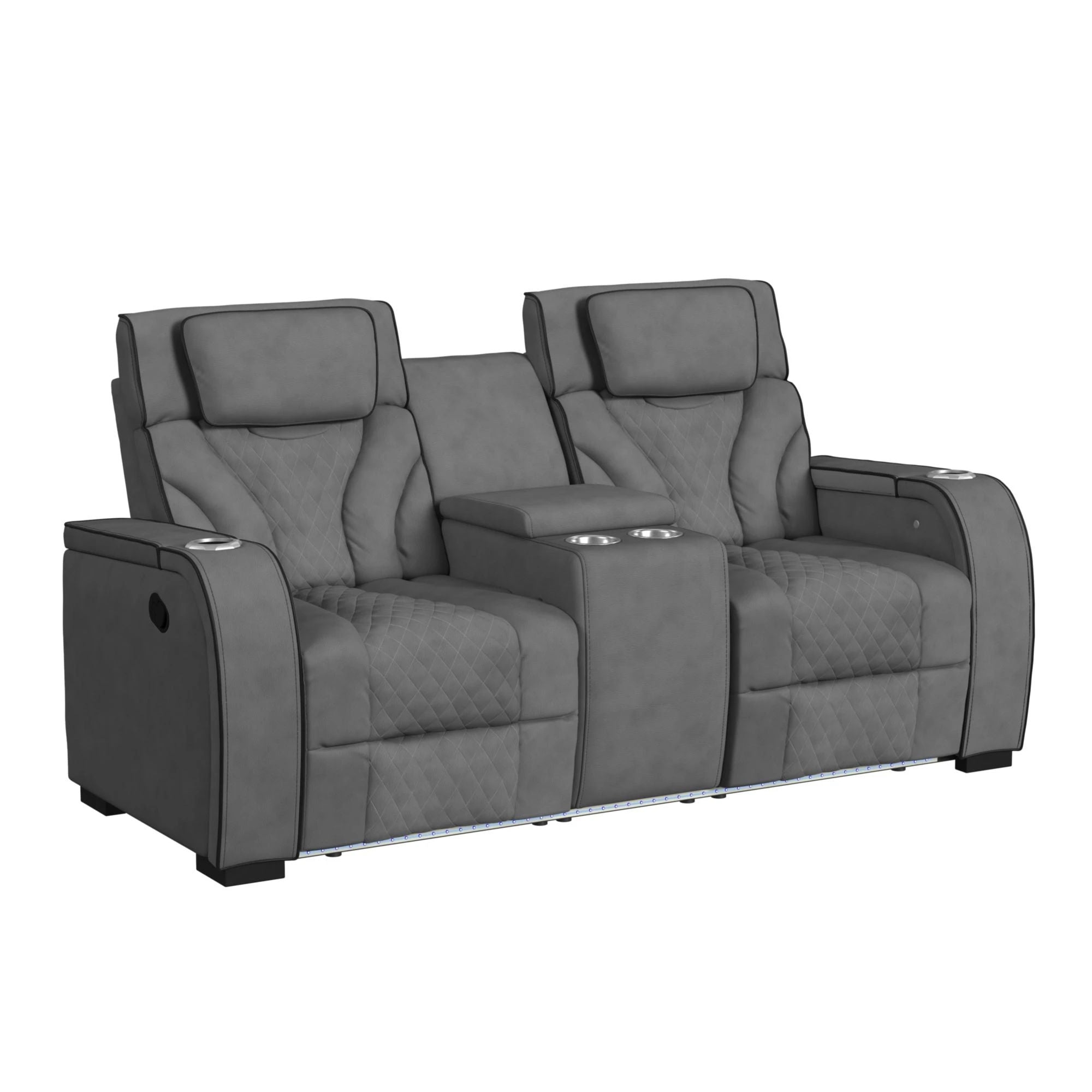 Nexus Reclining Console Loveseat