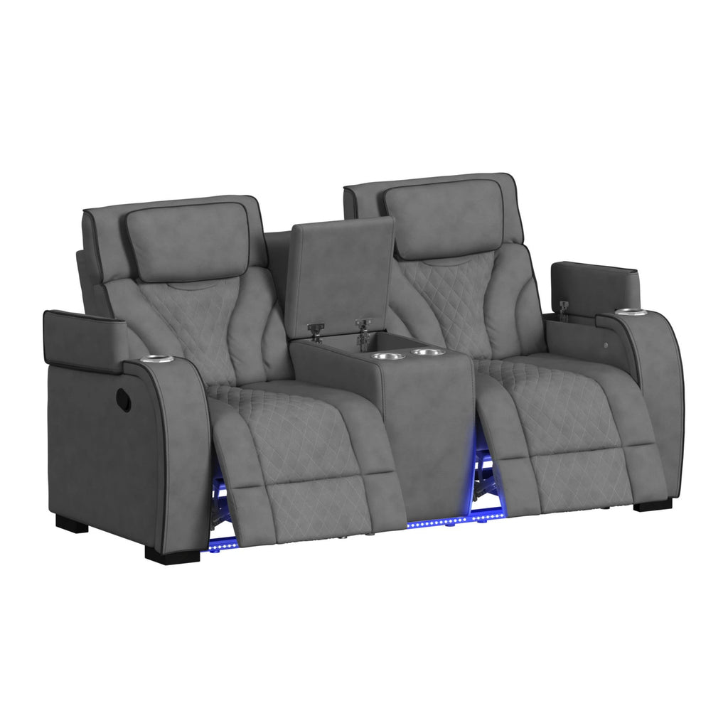 Nexus Reclining Console Loveseat