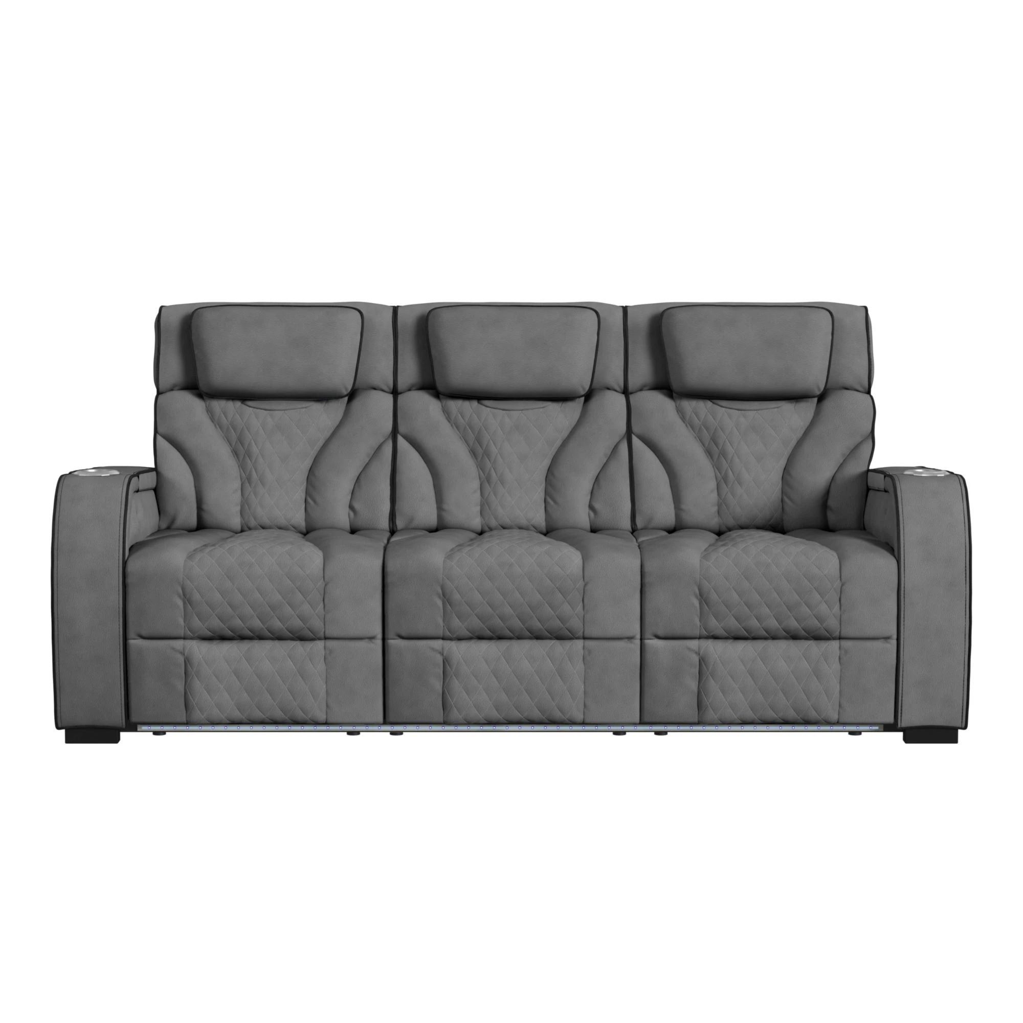 Nexus Reclining Sofa With Drop Down Table