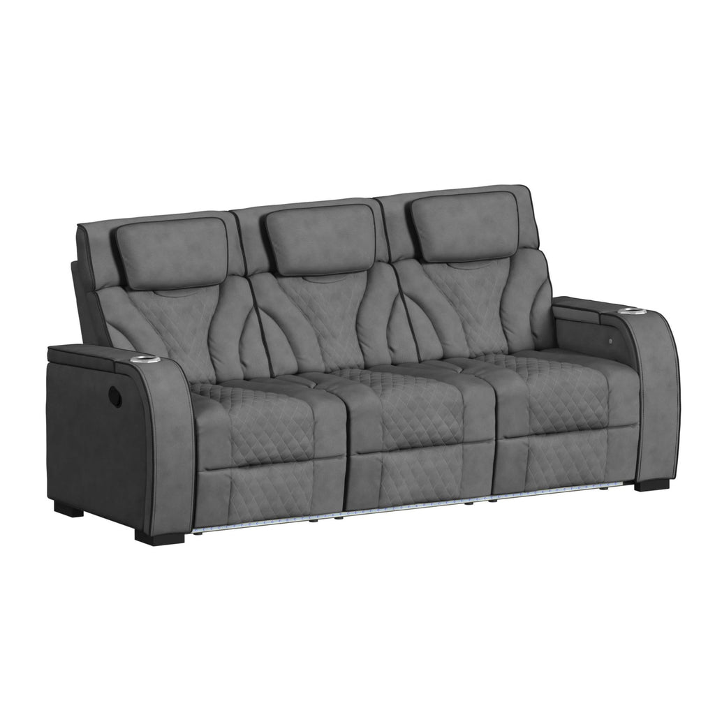Nexus Reclining Sofa With Drop Down Table