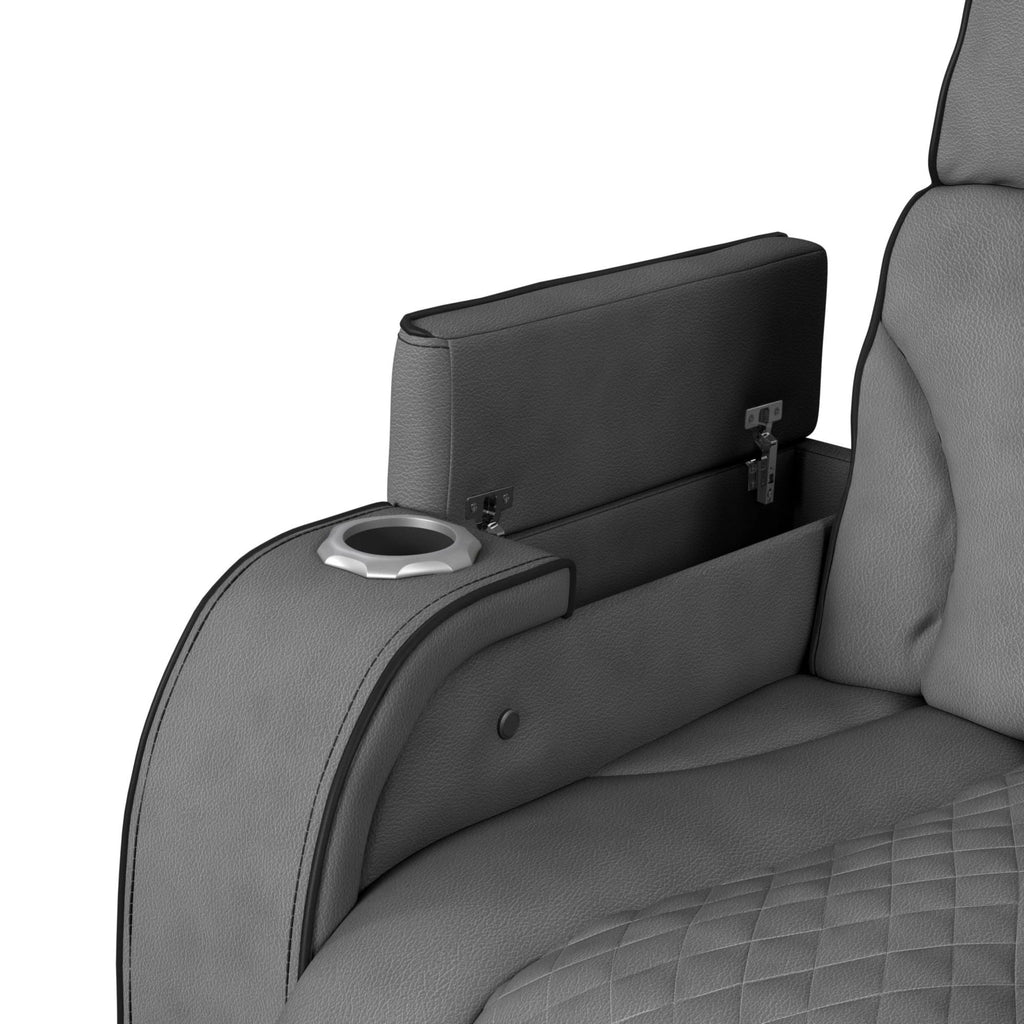 Nexus Reclining Sofa With Drop Down Table