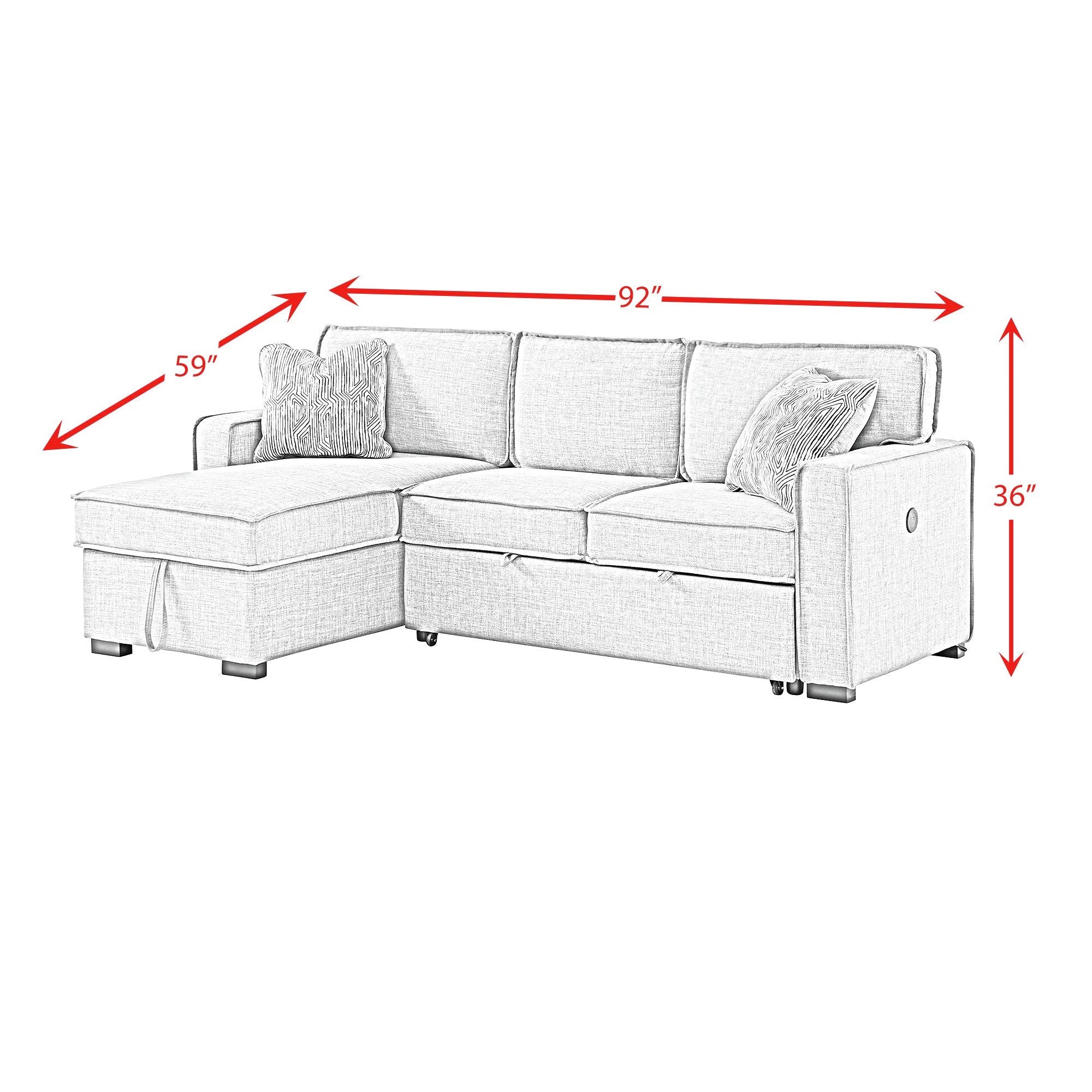 Carmen 2PC Sectional
