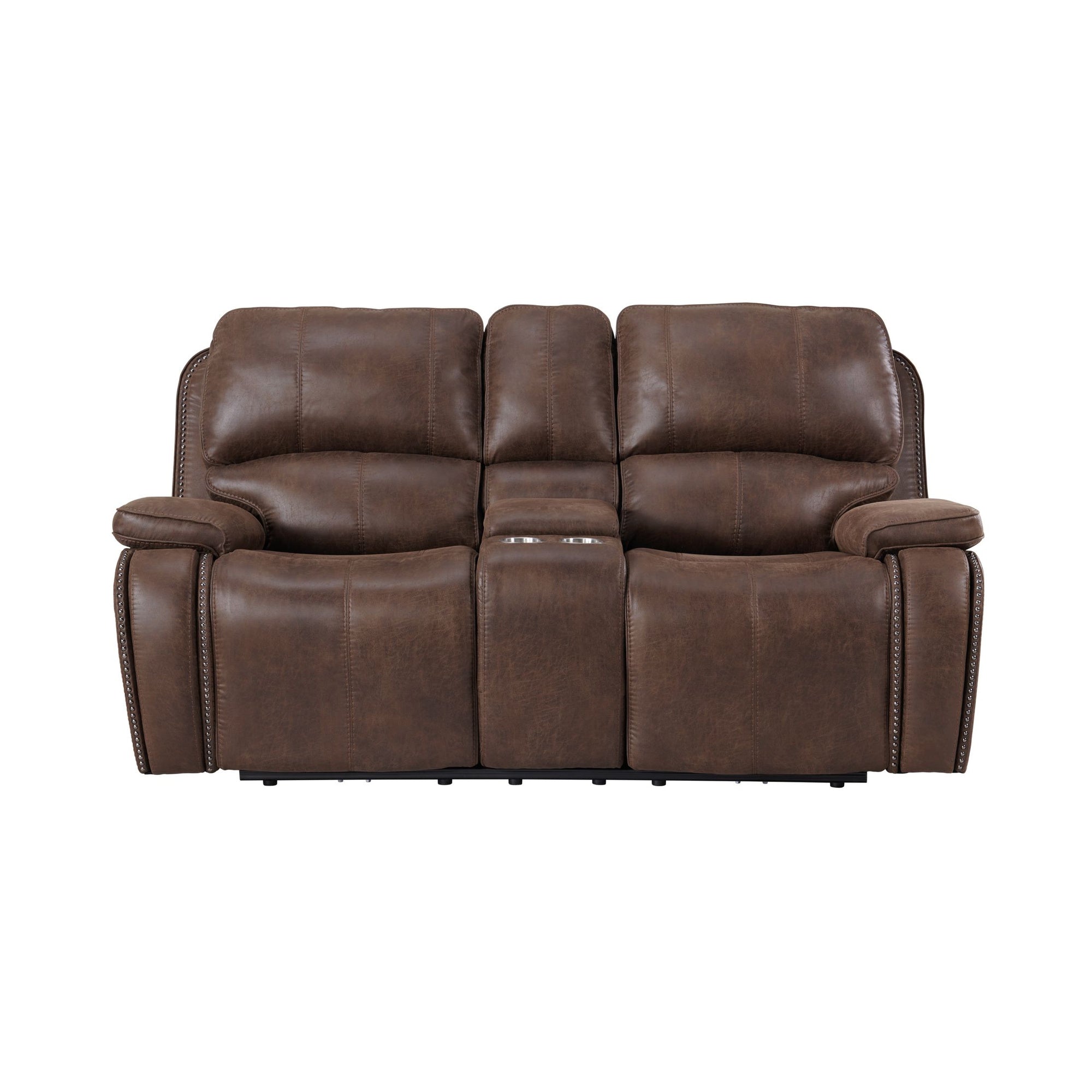 Canyon Dual Power Reclining Console Loveseat