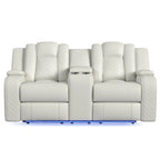 Vega Dual Power Reclining Loveseat