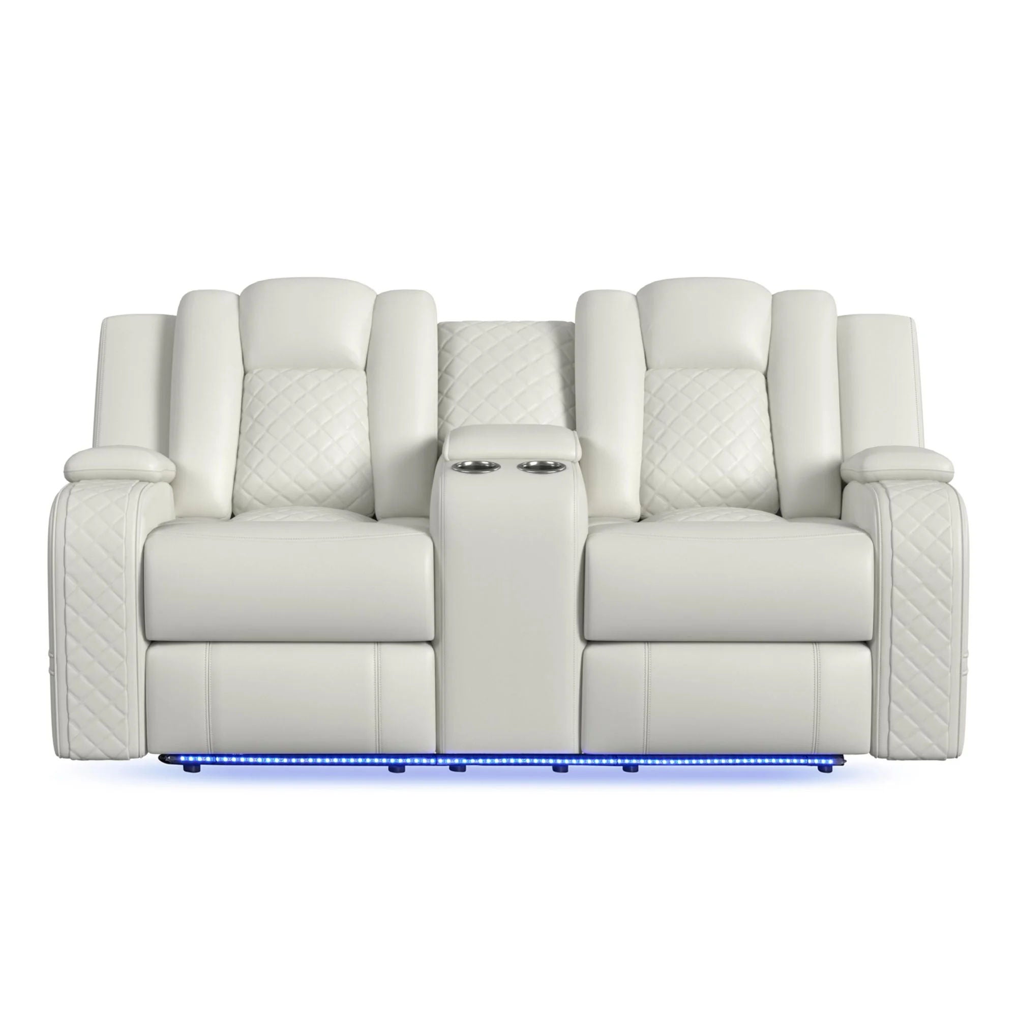 Vega Dual Power Reclining Loveseat