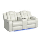 Vega Dual Power Reclining Loveseat