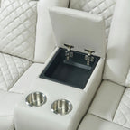 Vega Dual Power Reclining Loveseat