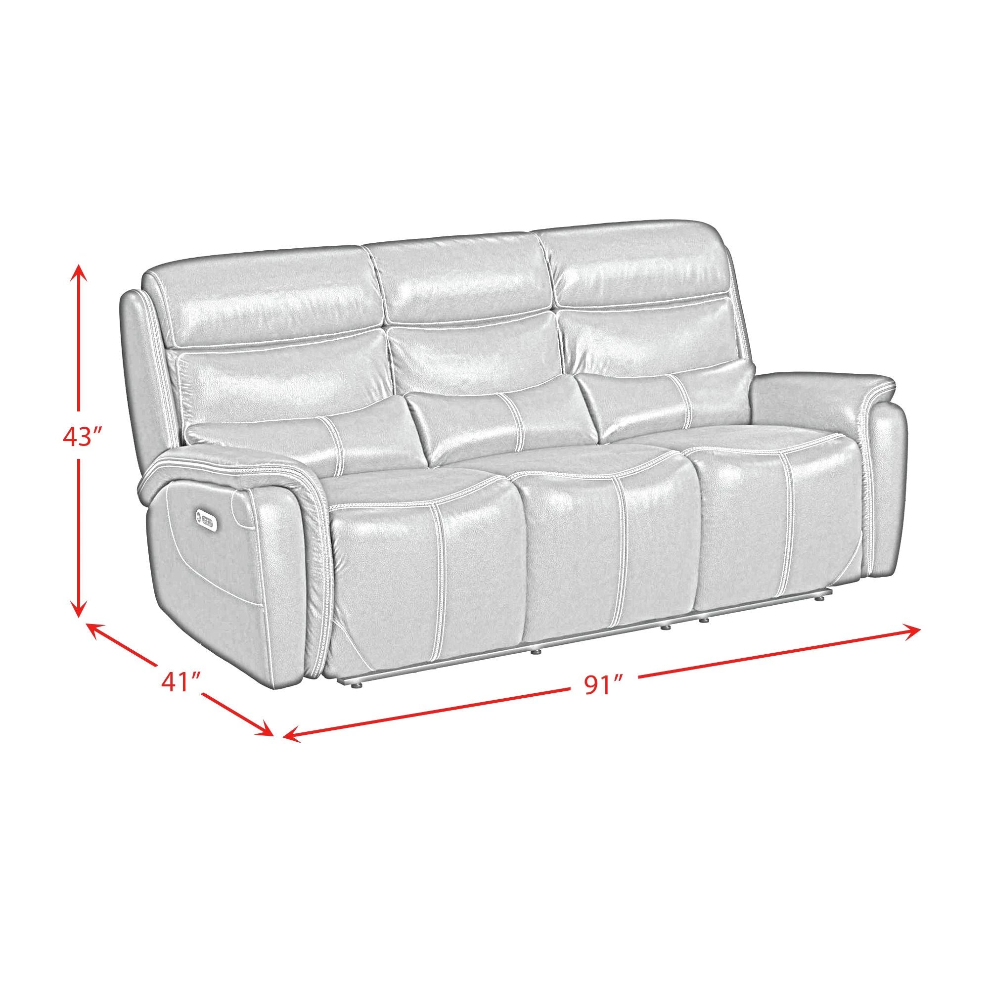 Marlin Dual Power Sofa