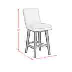 Villanova Swivel Bar Stool