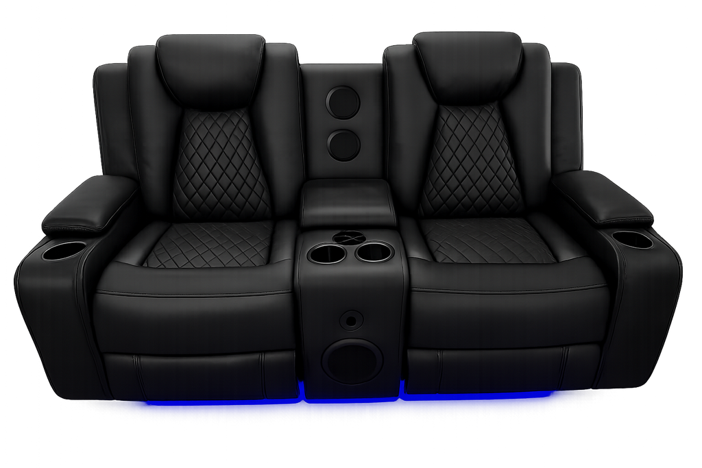 Boca Reclining Console Loveseat