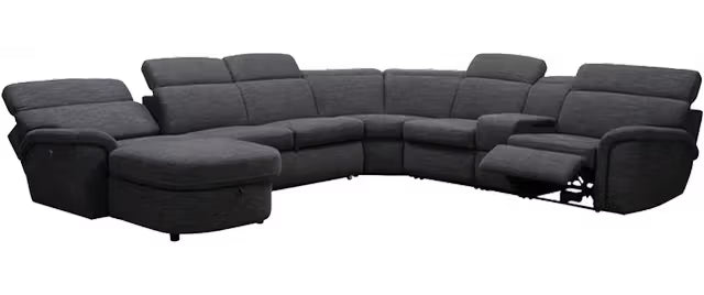 Oasis 4-Piece Power Reclining Sectional with Sleeper